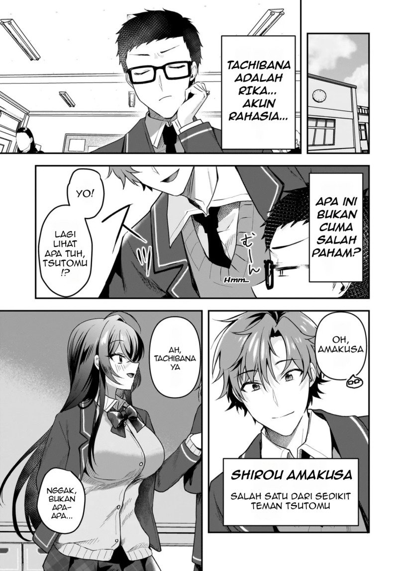Gari Tsutomu-kun to Uraaka-san – Sanzan Osewa ni Natteiru Ero-kei Uraaka Joshi no Shoutai ga Kurasu no Idol Datta Ken Chapter 2 Gambar 4