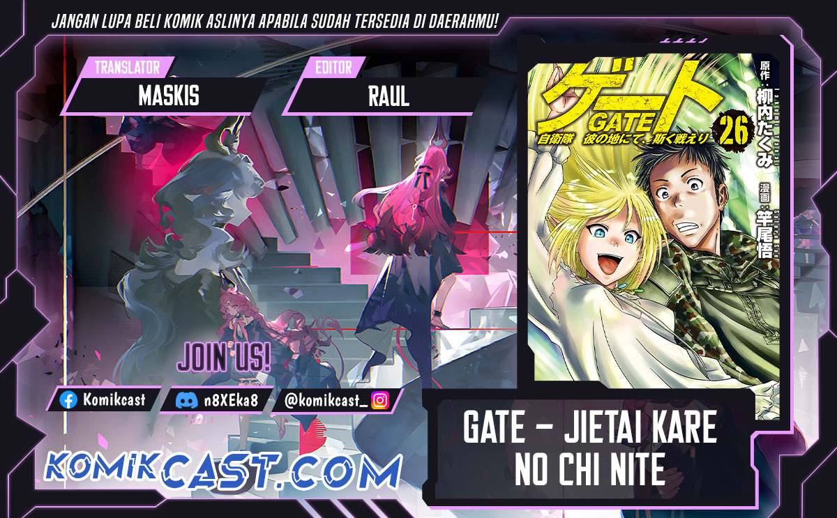 Baca Komik Gate – Jietai Kare no Chi nite Kaku Tatakeri Chapter 142 Gambar 1