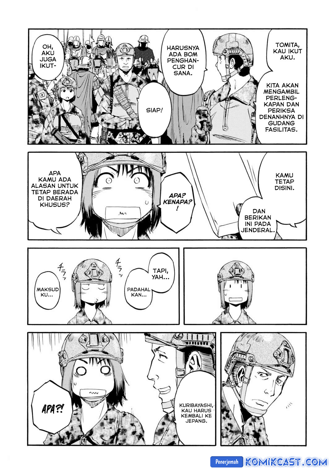 Gate – Jietai Kare no Chi nite Kaku Tatakeri Chapter 142 Gambar 15