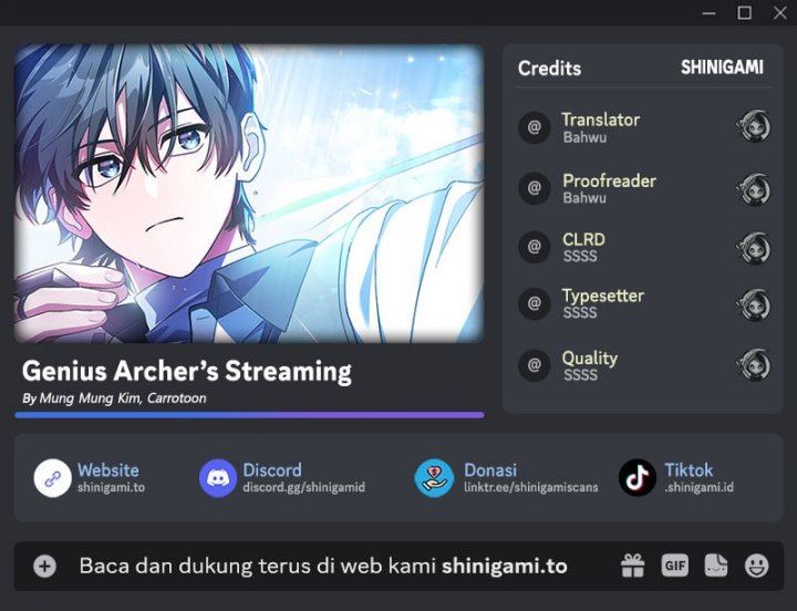 Baca Komik Genius Archer’s Streaming Chapter 65 Gambar 1