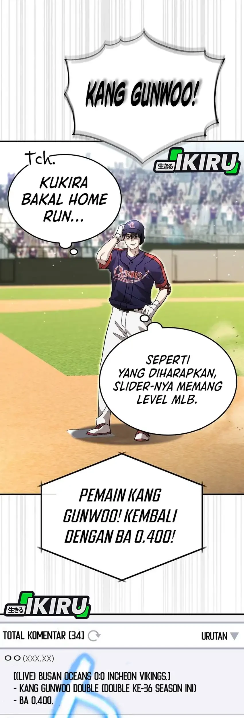 Genius Hitter Hits Fastball Chapter 107 Gambar 41