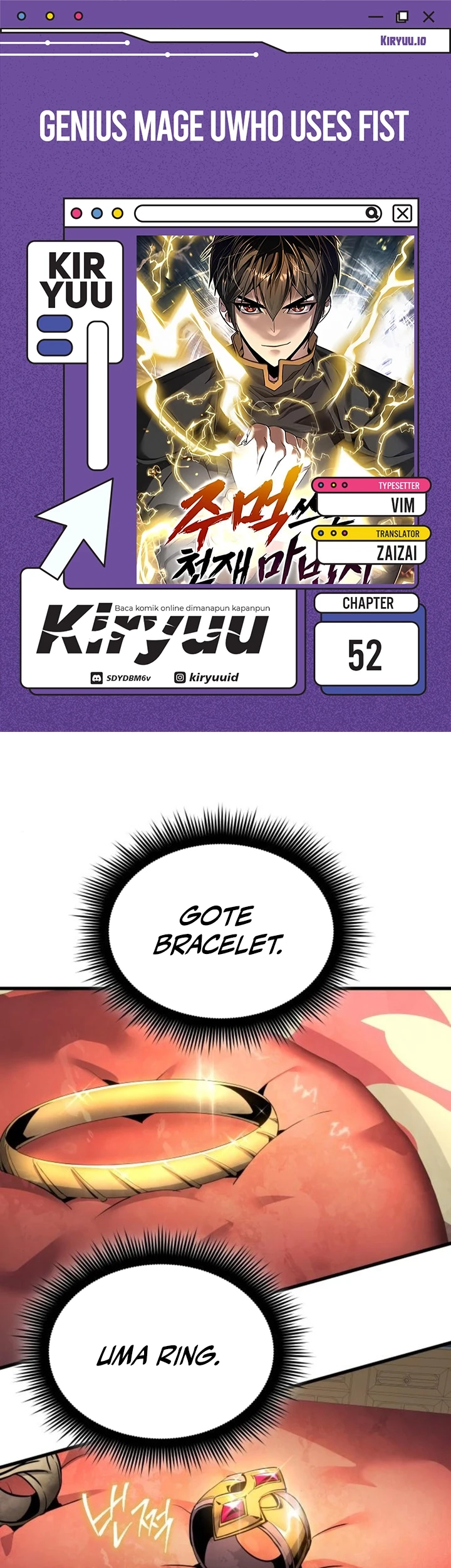 Komik Genius Mage Who Uses Fists Chapter 52 gambar nomor 1