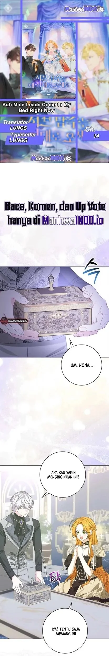 Komik Get in My Bed, Supporting Male Leads! Chapter 14 gambar 1