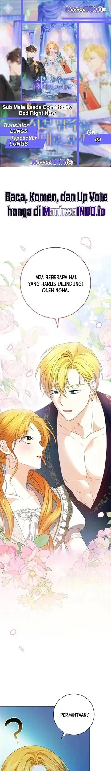 Komik Get in My Bed, Supporting Male Leads! Chapter 3 gambar 1