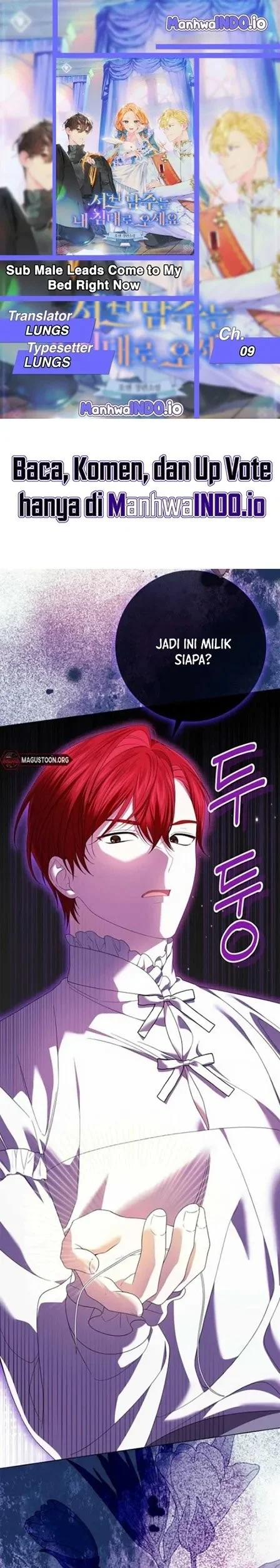 Komik Get in My Bed, Supporting Male Leads! Chapter 9 gambar 1