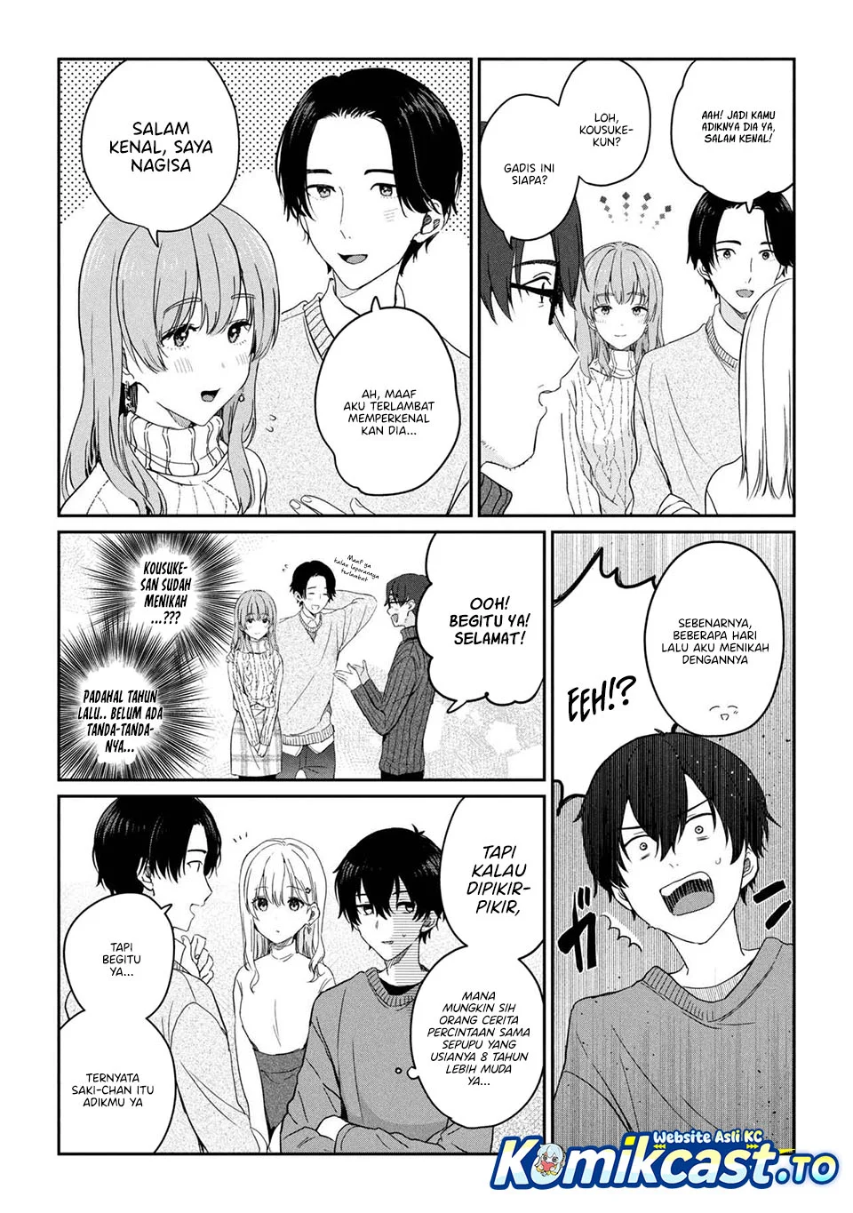 Gimai Seikatsu Chapter 35.1 Gambar 10