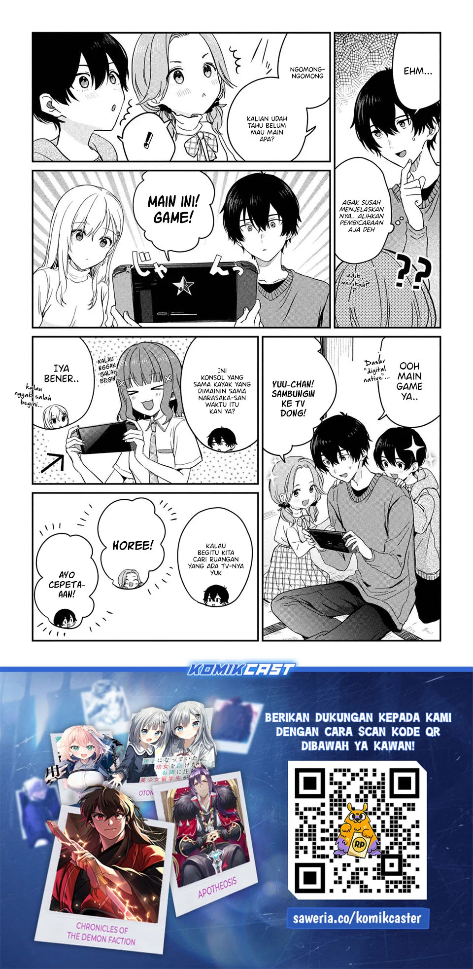 Gimai Seikatsu Chapter 35.1 Gambar 15