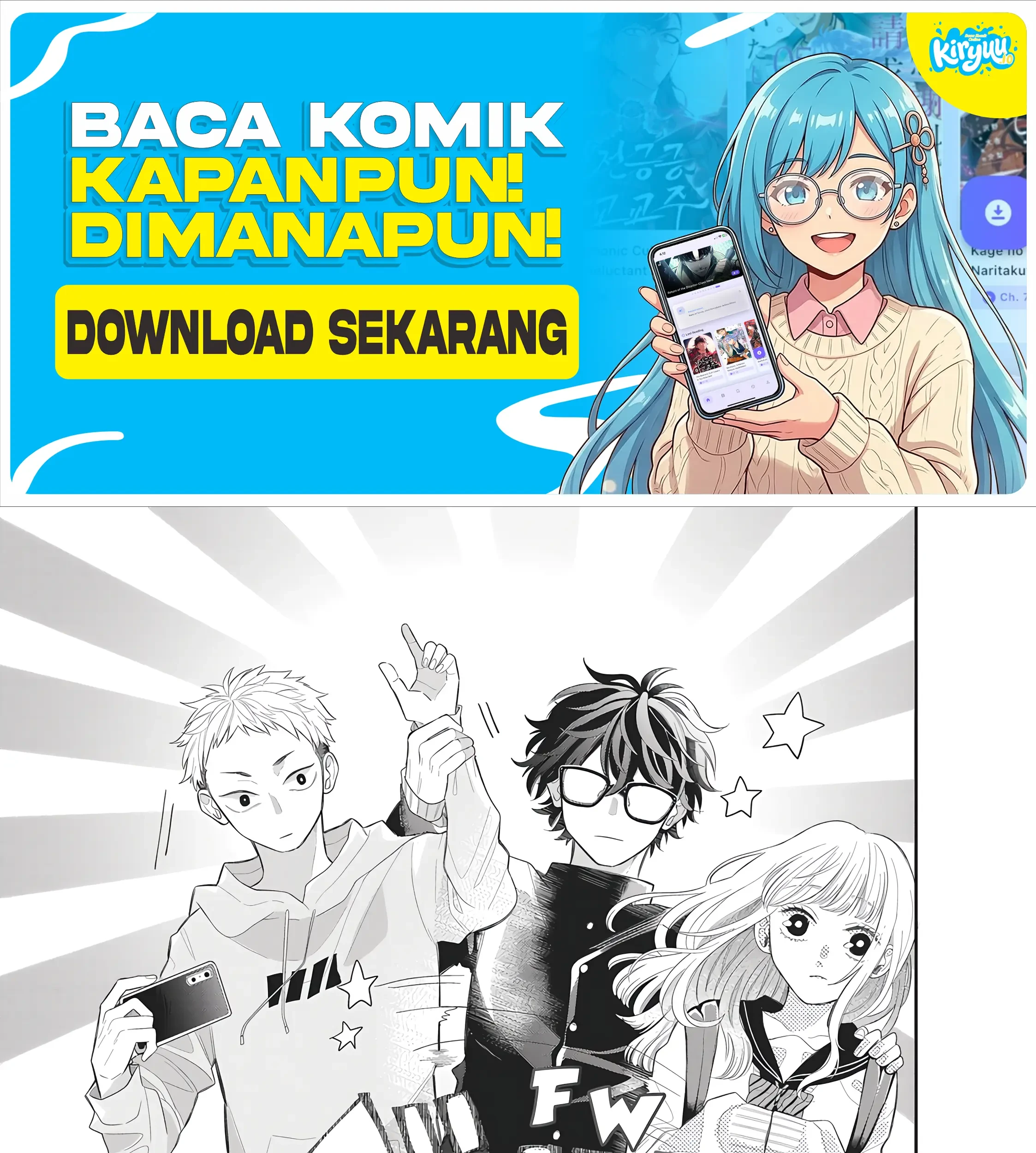 Glasses with a Chance of Delinquent Chapter 1 Gambar 22