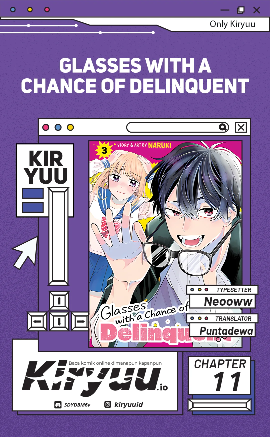 Komik Glasses with a Chance of Delinquent Chapter 11 gambar 1