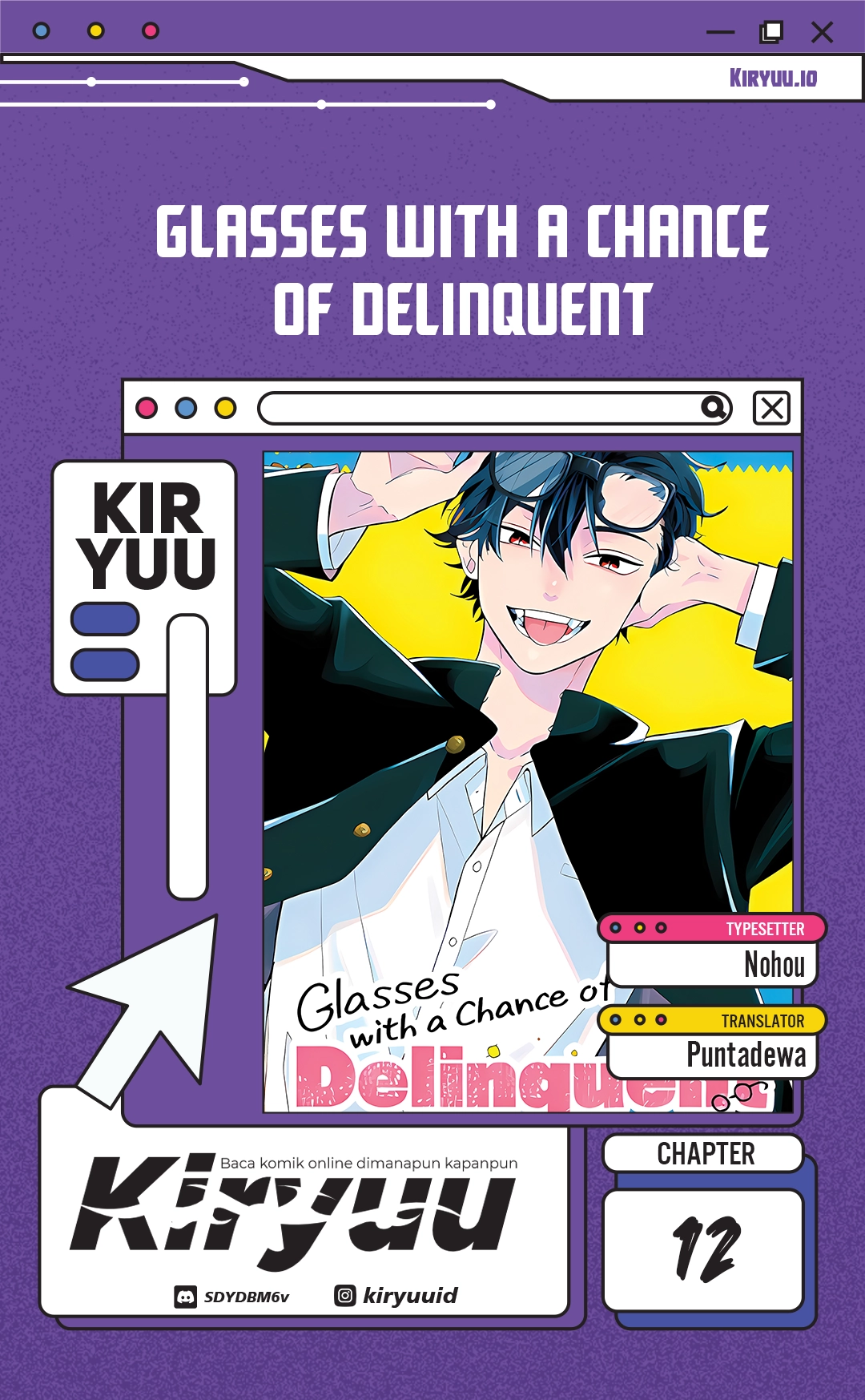 Manga Glasses with a Chance of Delinquent Chapter 12 gambar 2