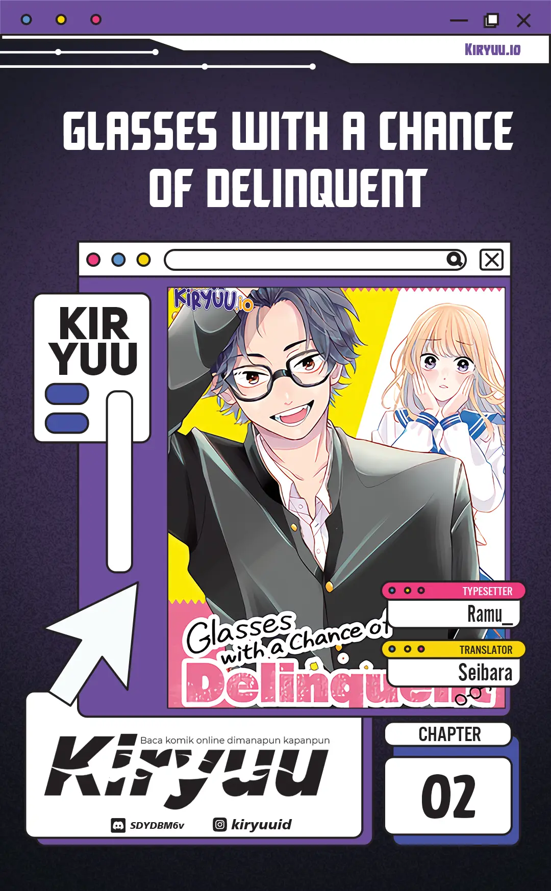 Komik Glasses with a Chance of Delinquent Chapter 2 gambar 1