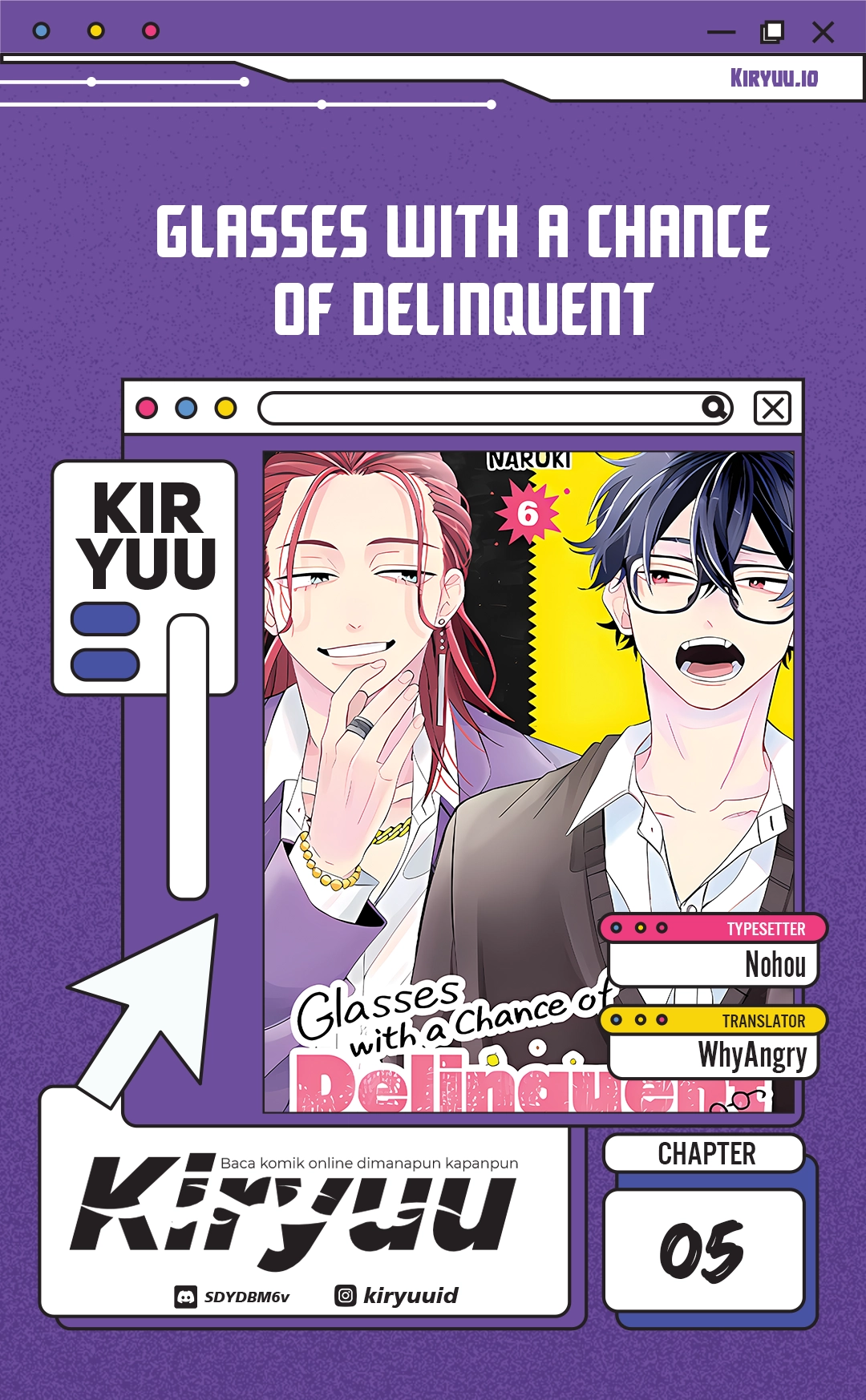 Manga Glasses with a Chance of Delinquent Chapter 5 gambar 2