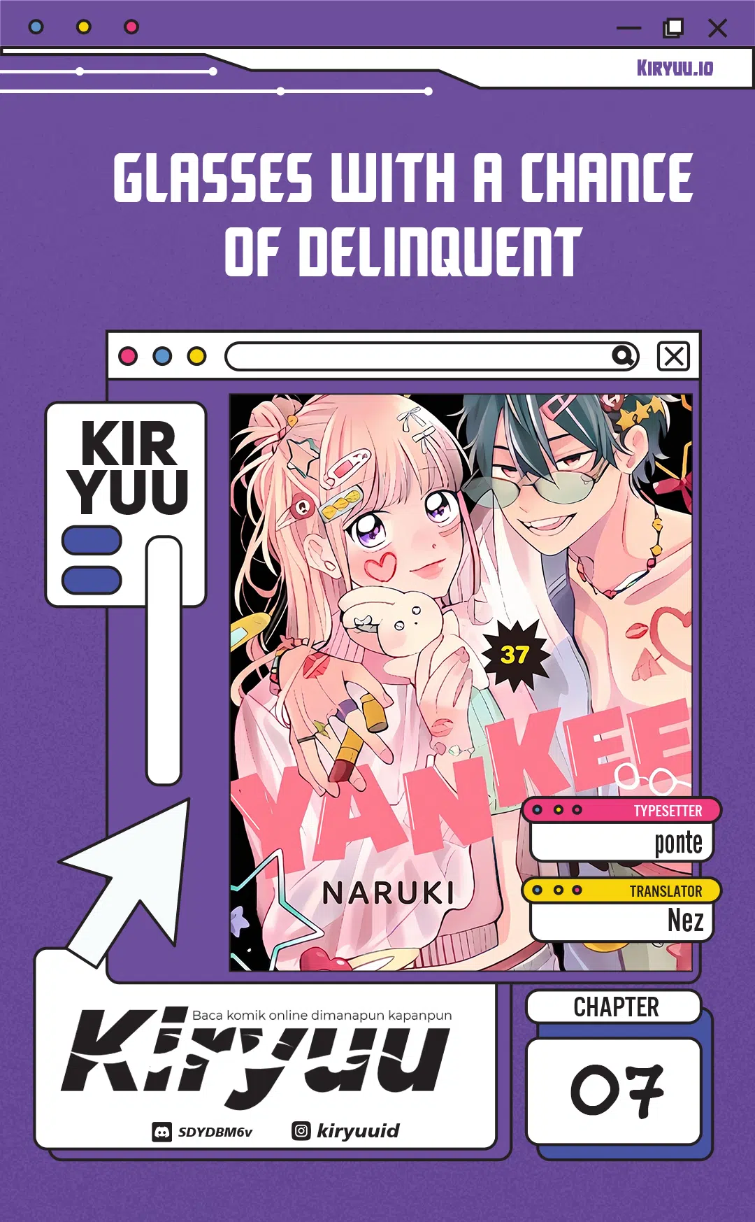 Komik Glasses with a Chance of Delinquent Chapter 7 gambar 1