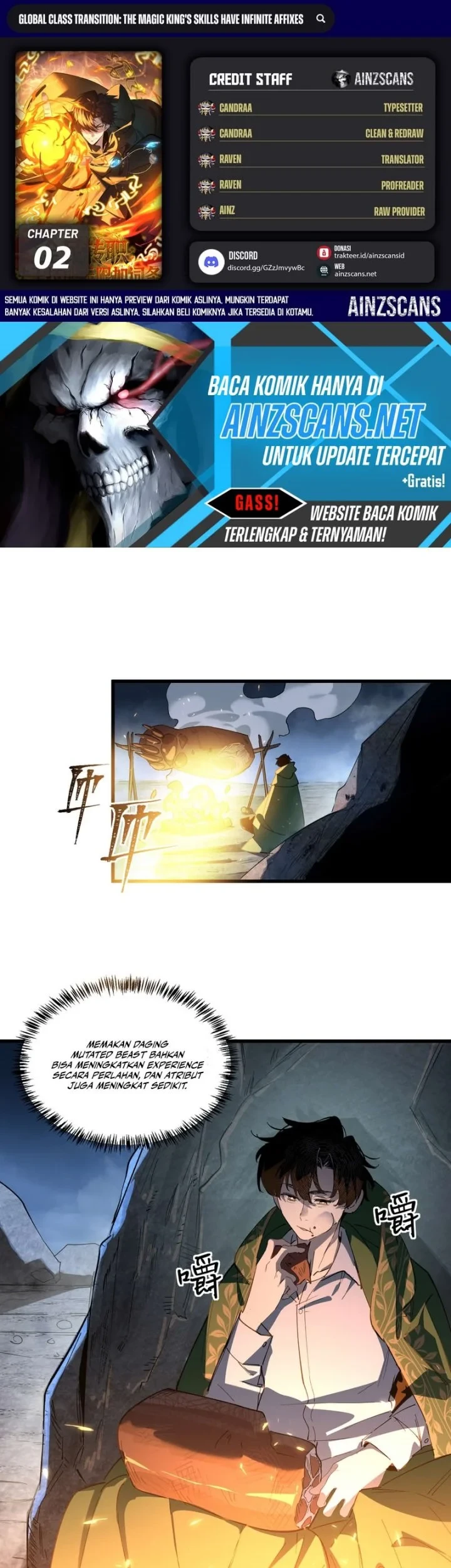Komik Global Class Transition: The Magic King's Skills Have Infinite Affixes Chapter 2 gambar 1