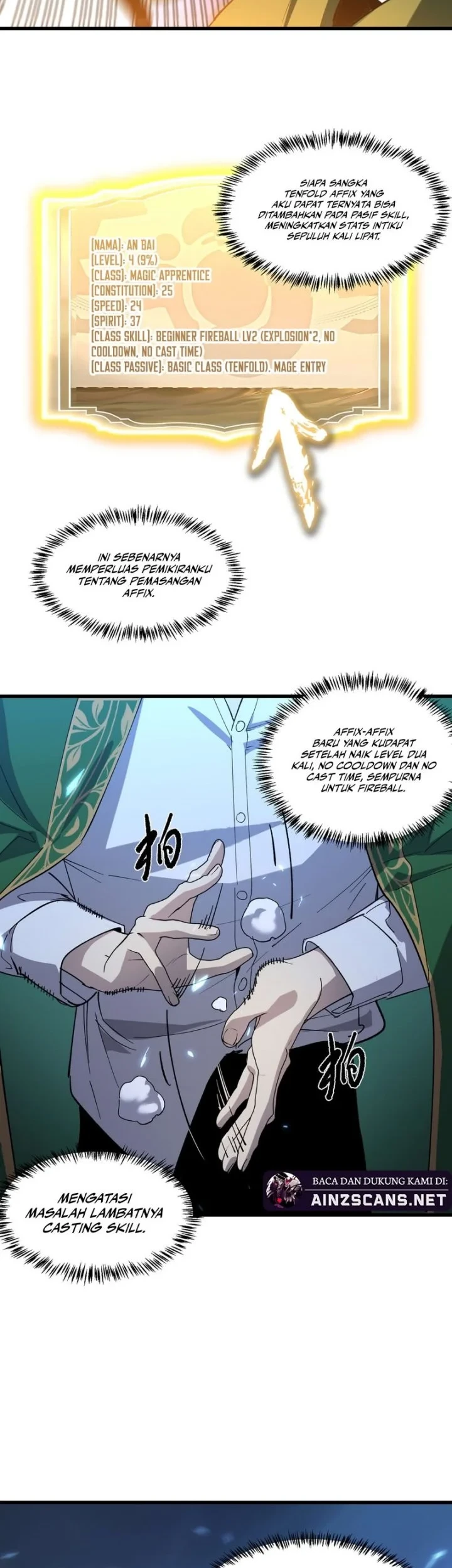 Global Class Transition: The Magic King's Skills Have Infinite Affixes Chapter 2 Gambar 3