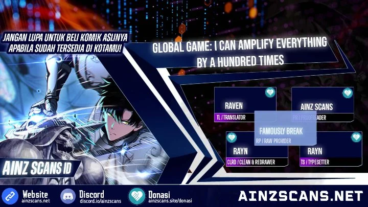 Komik Global Game: I Can Amplify Everything by a Hundred Times Chapter 5 gambar 1