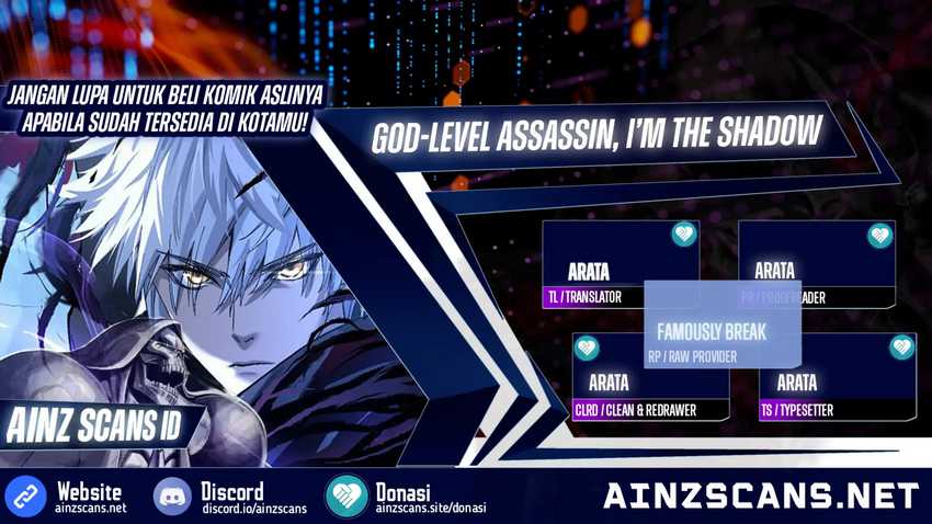 Komik God-level Assassin, I’m the Shadow Chapter 15 gambar nomor 1