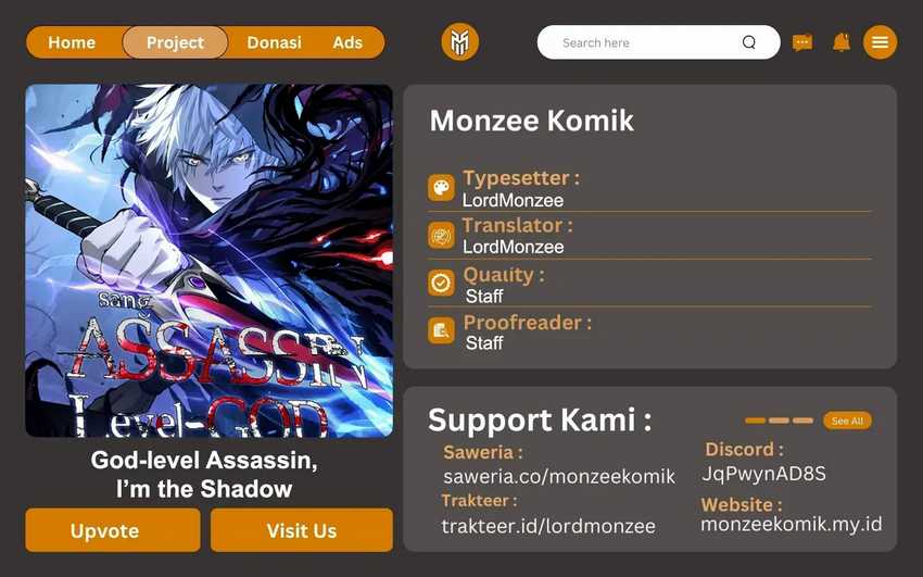 Komik God-level Assassin, I’m the Shadow Chapter 24 gambar nomor 1