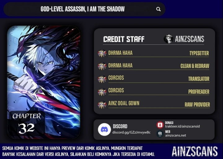 Baca Komik God-level Assassin, I’m the Shadow Chapter 32 Gambar 1