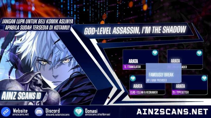 Baca Komik God-level Assassin, I’m the Shadow Chapter 34 Gambar 1