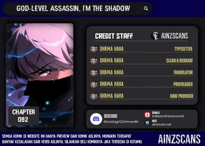 Komik God-level Assassin, I’m the Shadow Chapter 82 gambar nomor 1