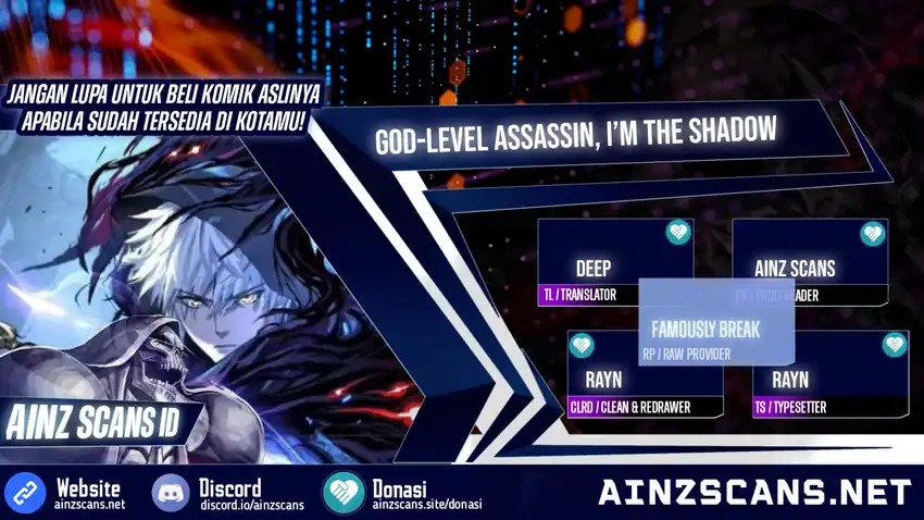 Komik God-level Assassin, I’m the Shadow Chapter 96 gambar 1