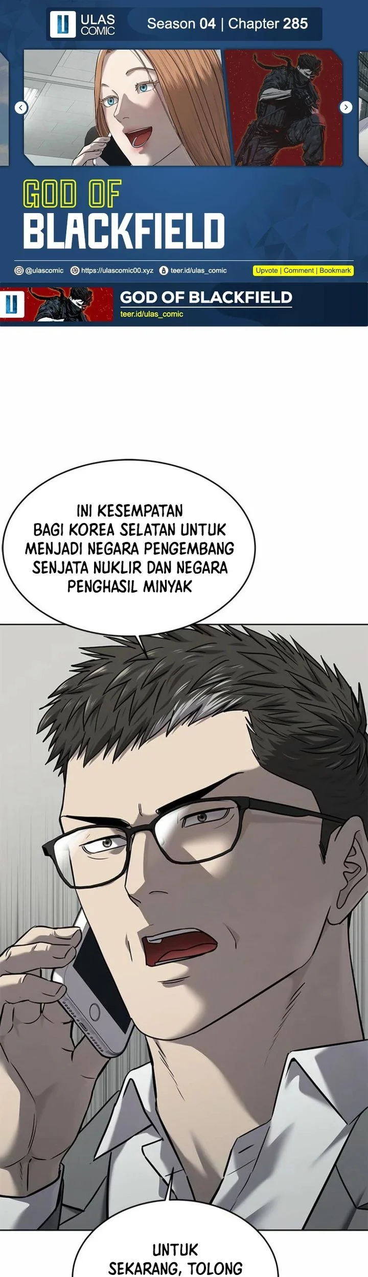 Komik God of Blackfield Chapter 285 gambar nomor 1