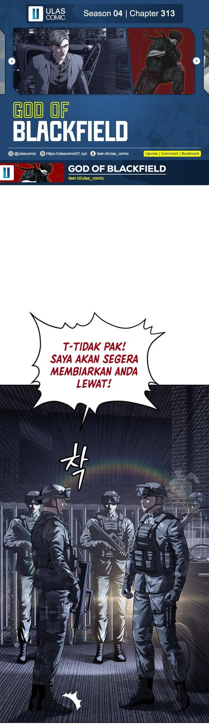 Komik God of Blackfield Chapter 313 gambar 1