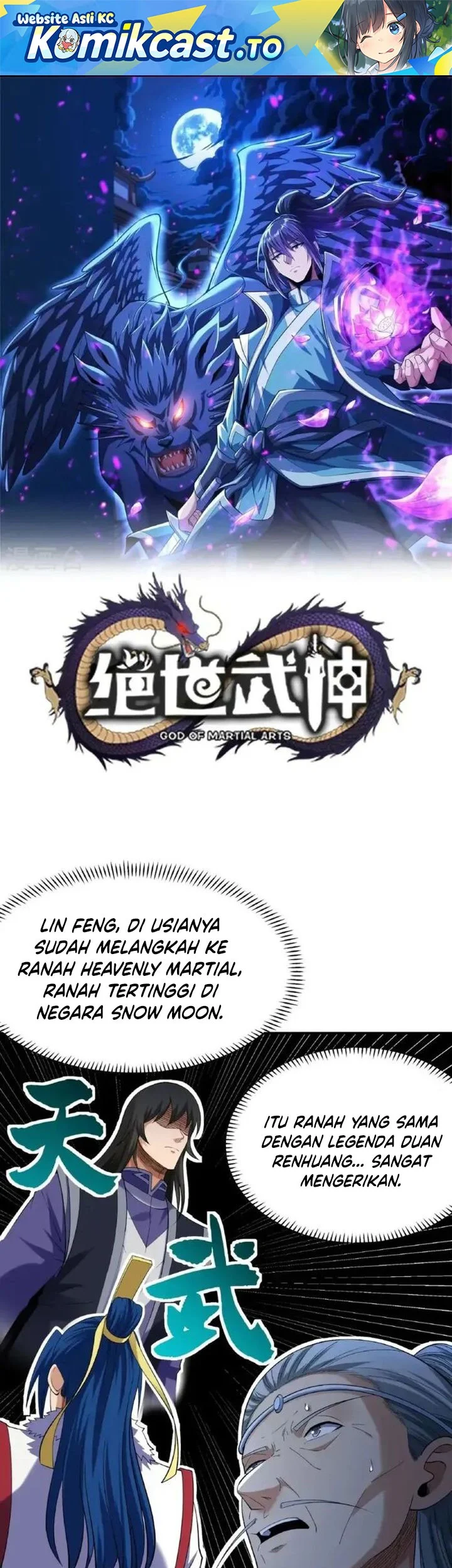 Komik God of Martial Arts Chapter 1024 gambar nomor 1