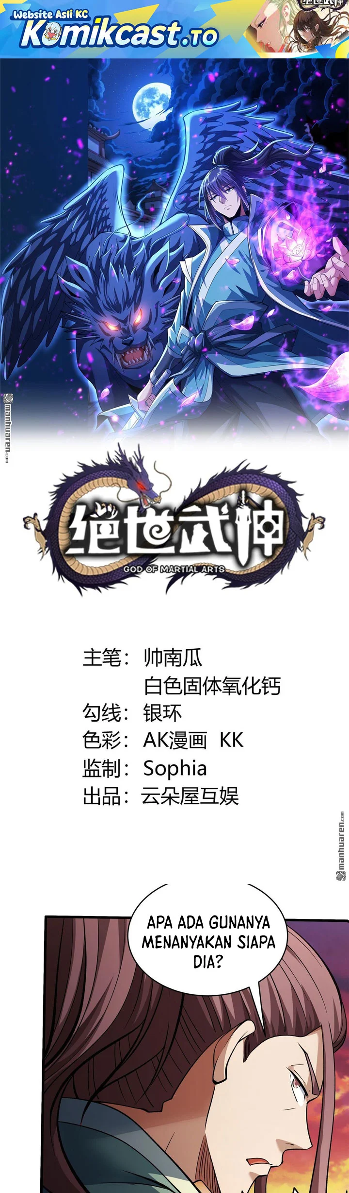 Komik God of Martial Arts Chapter 1087 gambar 1