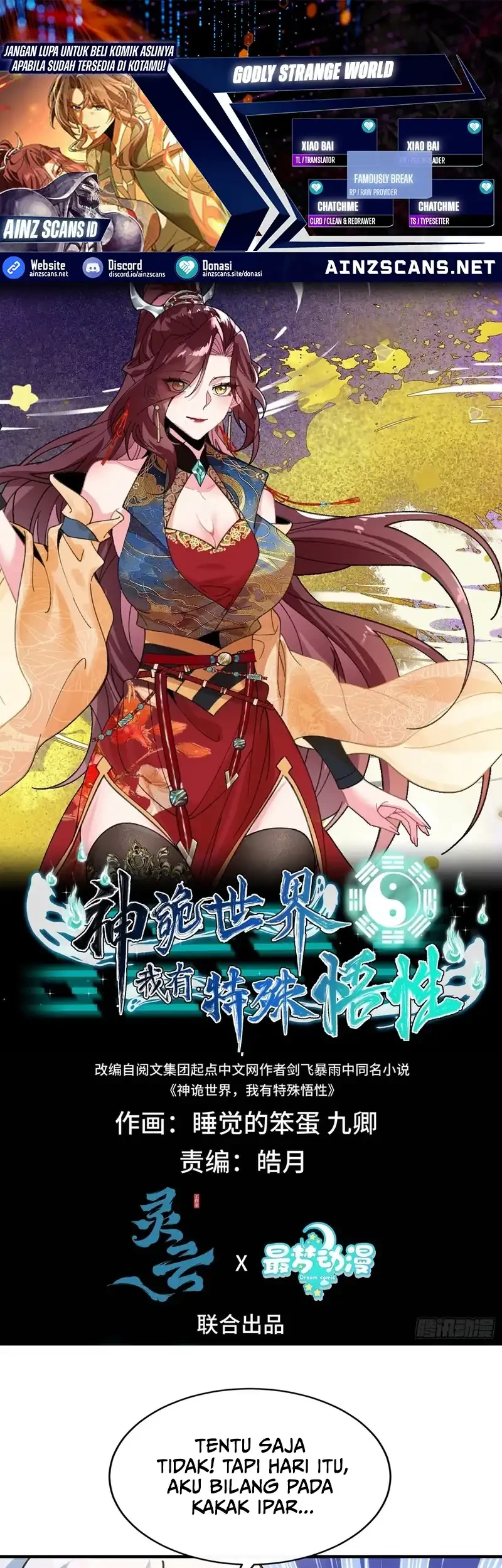 Komik Godly Strange World, I Possess Unique Enlightment Chapter 31 gambar 1