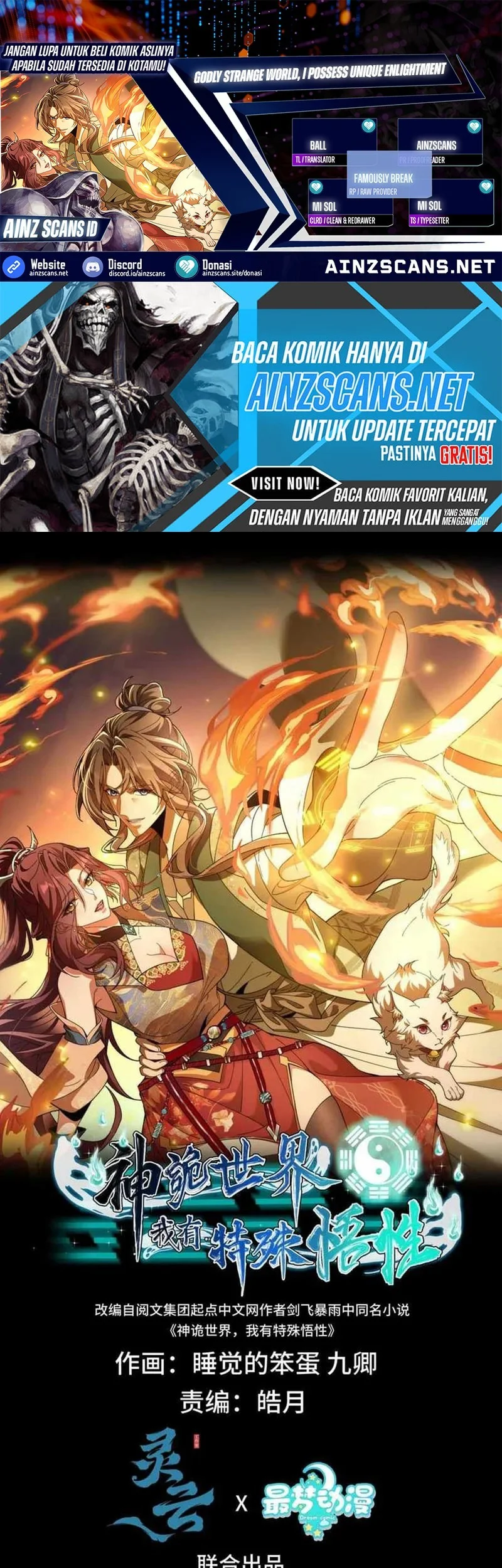 Baca Komik Godly Strange World, I Possess Unique Enlightment Chapter 9 Gambar 1
