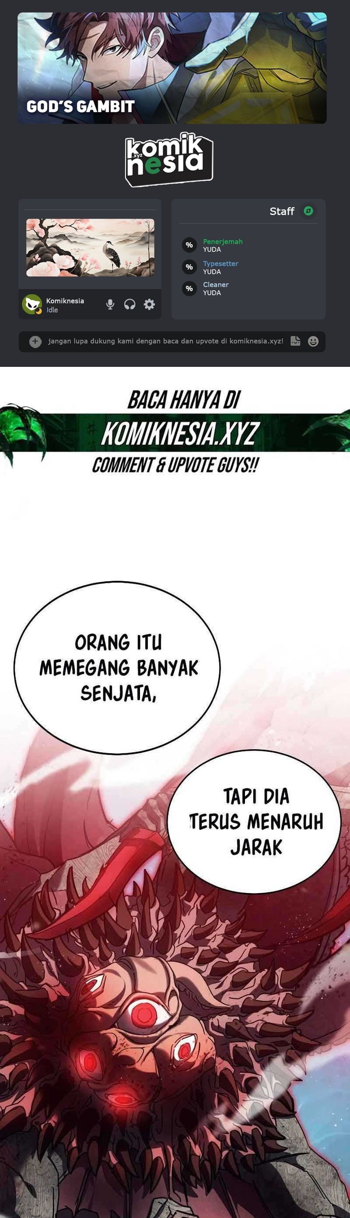 Baca Komik Gods’ Gambit Chapter 32 Gambar 1