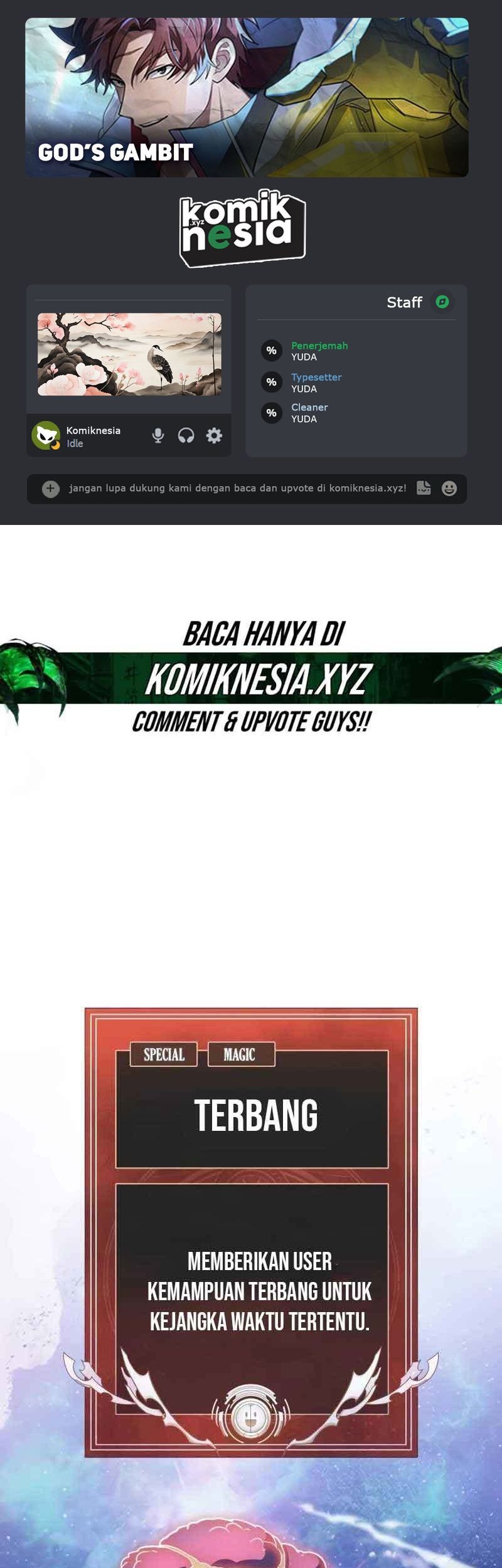 Baca Komik Gods’ Gambit Chapter 33 Gambar 1