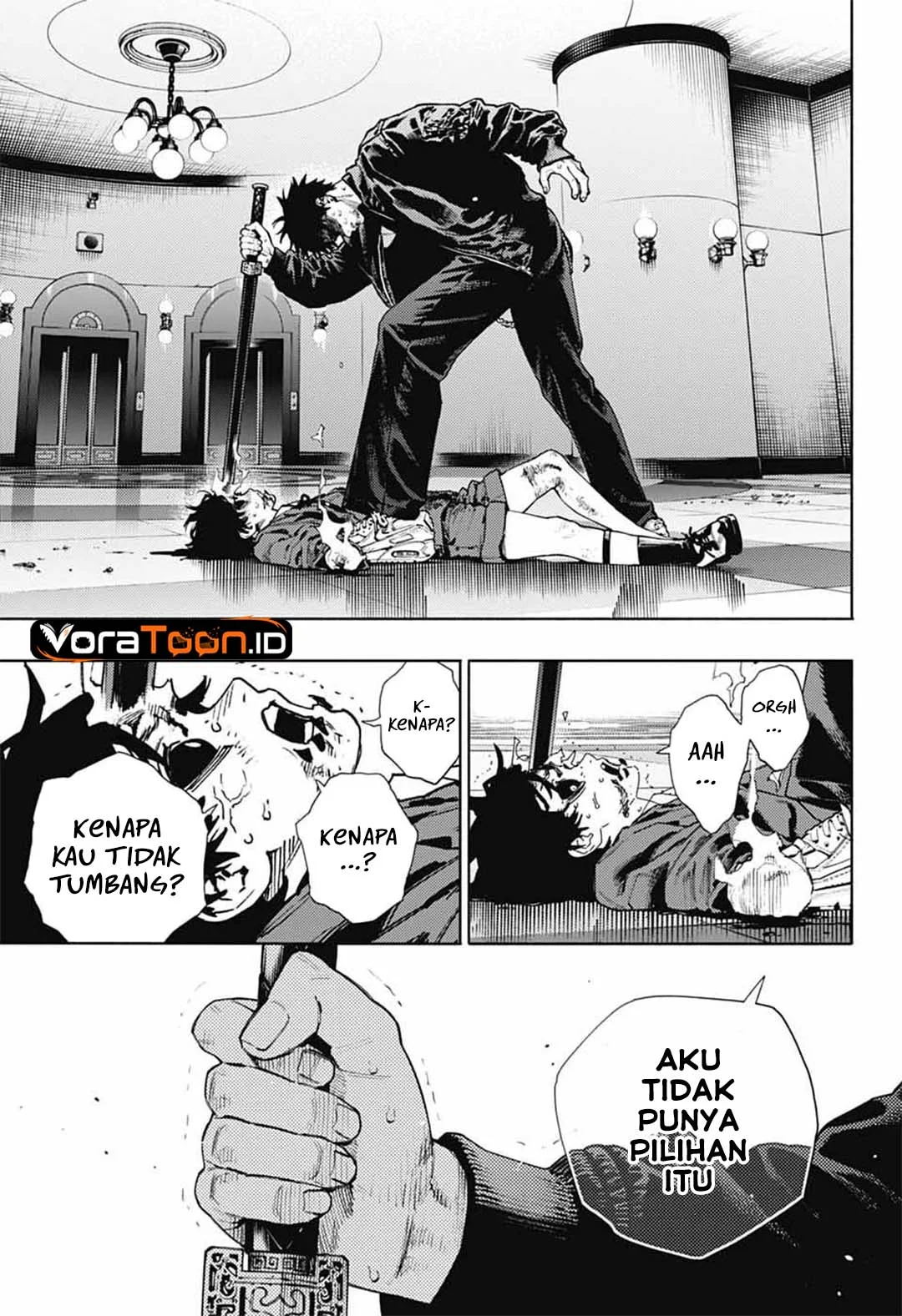 Gokurakugai Chapter 38 halaman 12