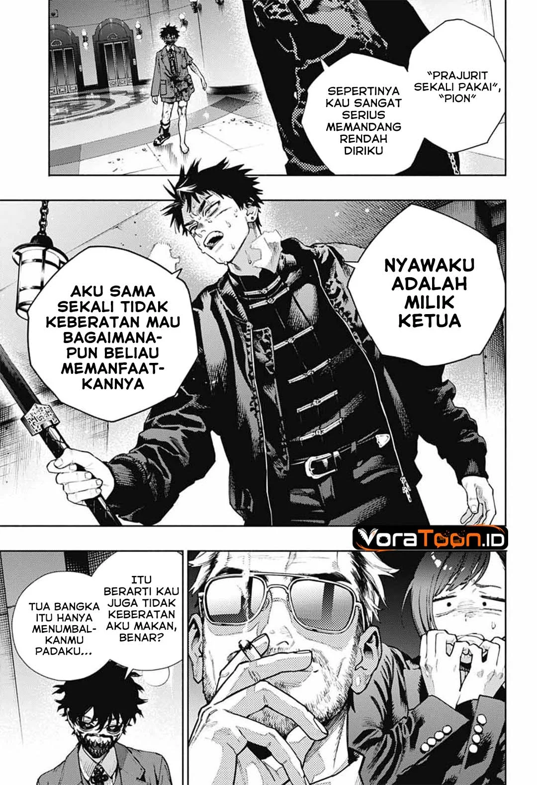Gokurakugai Chapter 38 halaman 6