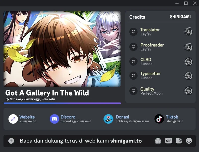 Komik Got A Gallery In The Wild Chapter 10 gambar 1