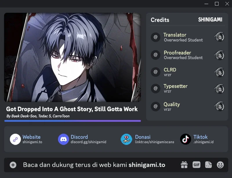 Komik Got Dropped Into A Ghost Story, Still Gotta Work Chapter 30 gambar 1