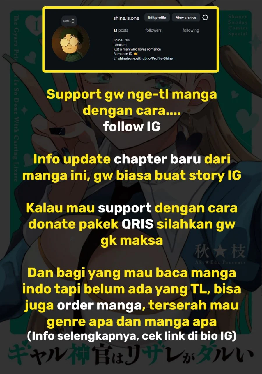 Gyaru Shinkan wa Rizare ga Darui Chapter 14 Gambar 19