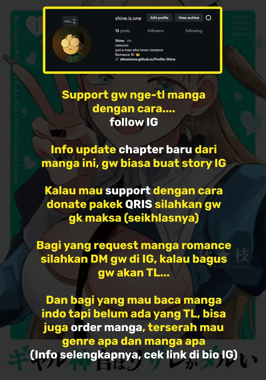 Gyaru Shinkan wa Rizare ga Darui Chapter 15 Gambar 19