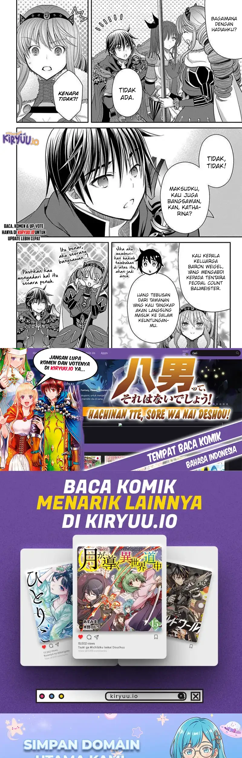 Hachinan tte Sore wa Nai Deshou Chapter 110 Gambar 26