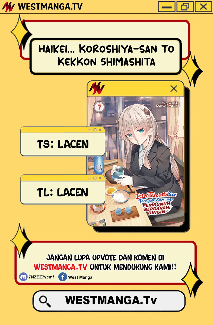 Komik Haikei… Koroshiya-san to Kekkon Shimashita Chapter 56 gambar 1