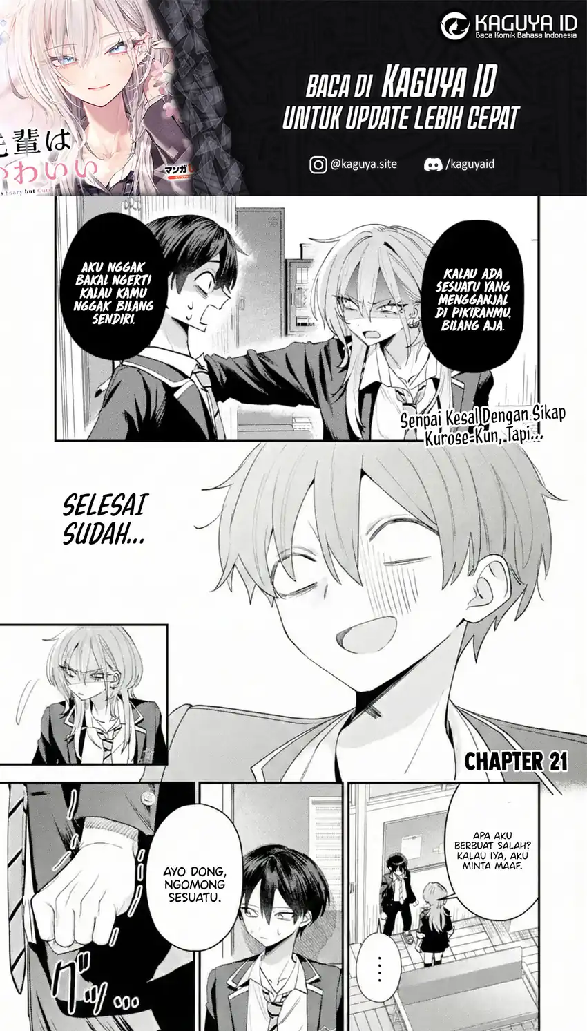 Manga Haimiya-senpai wa Kowakute Kawaii Chapter 21 gambar 2
