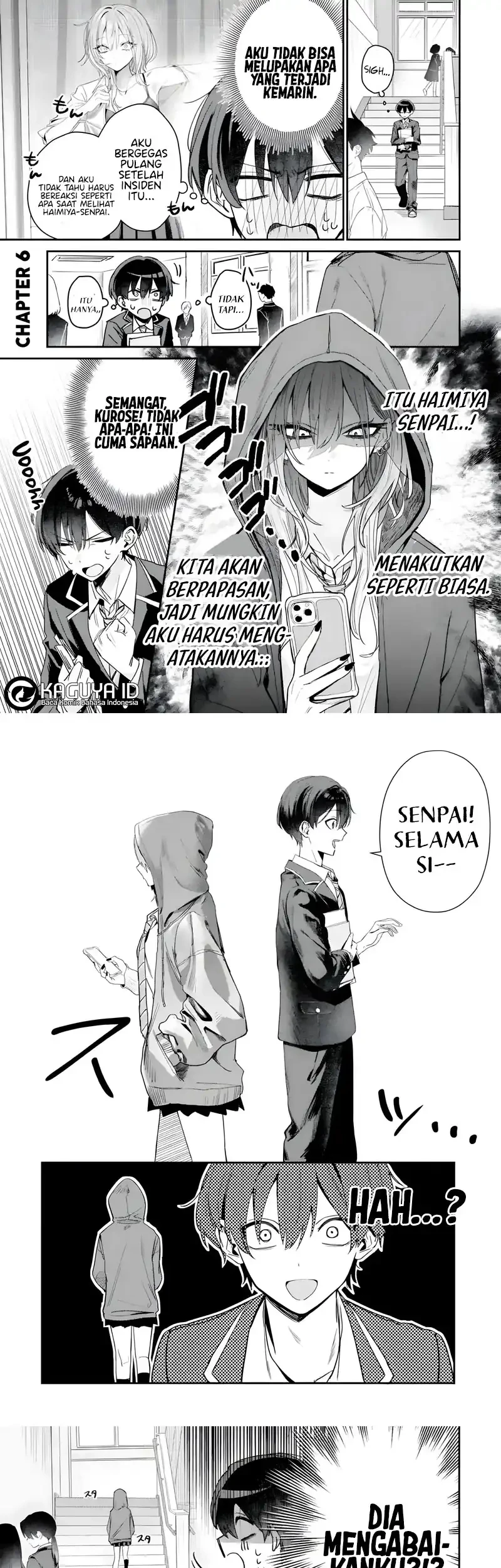 Manga Haimiya-senpai wa Kowakute Kawaii Chapter 6 gambar nomor 2