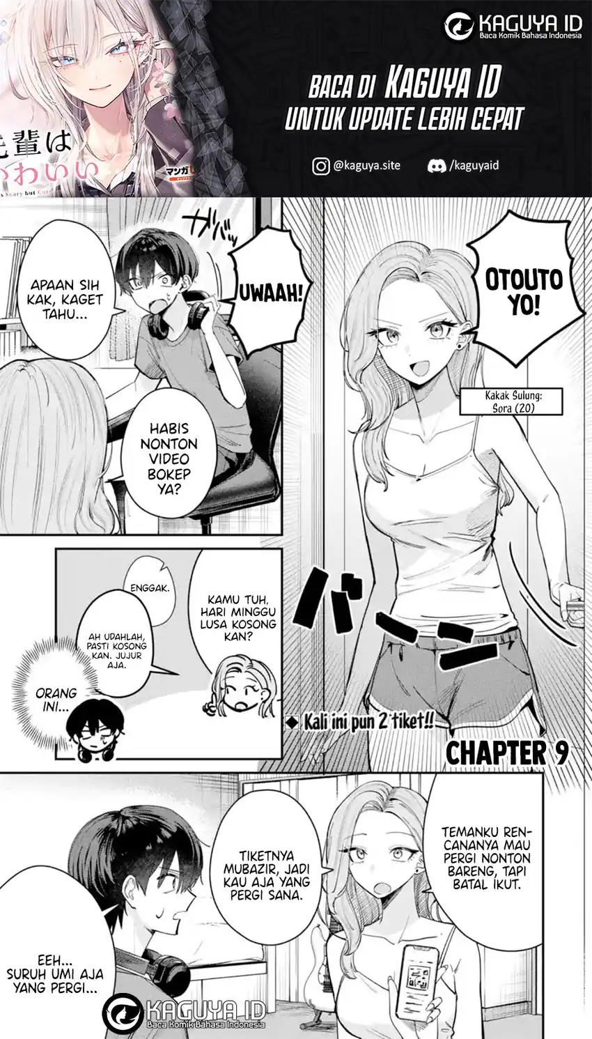 Manga Haimiya-senpai wa Kowakute Kawaii Chapter 9 gambar 2