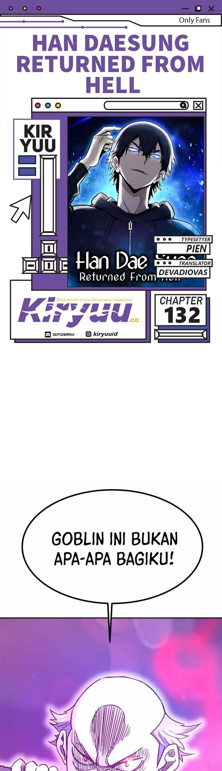 Baca Komik Han Dae Sung Returned From Hell Chapter 132 Gambar 1