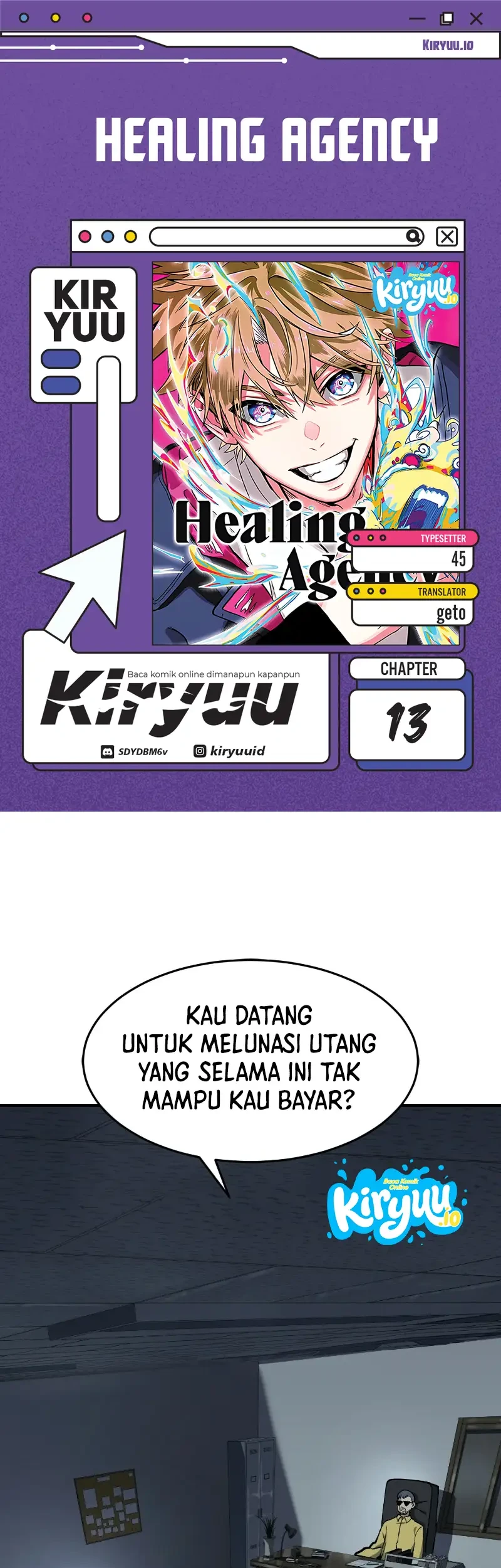 Komik Healing Agency Chapter 13 gambar 1