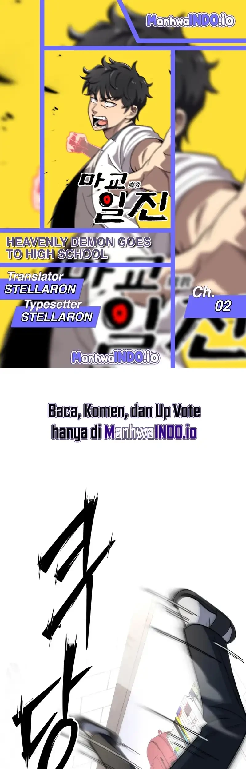 Komik Heavenly Demon Goes to High School Chapter 2 gambar 1