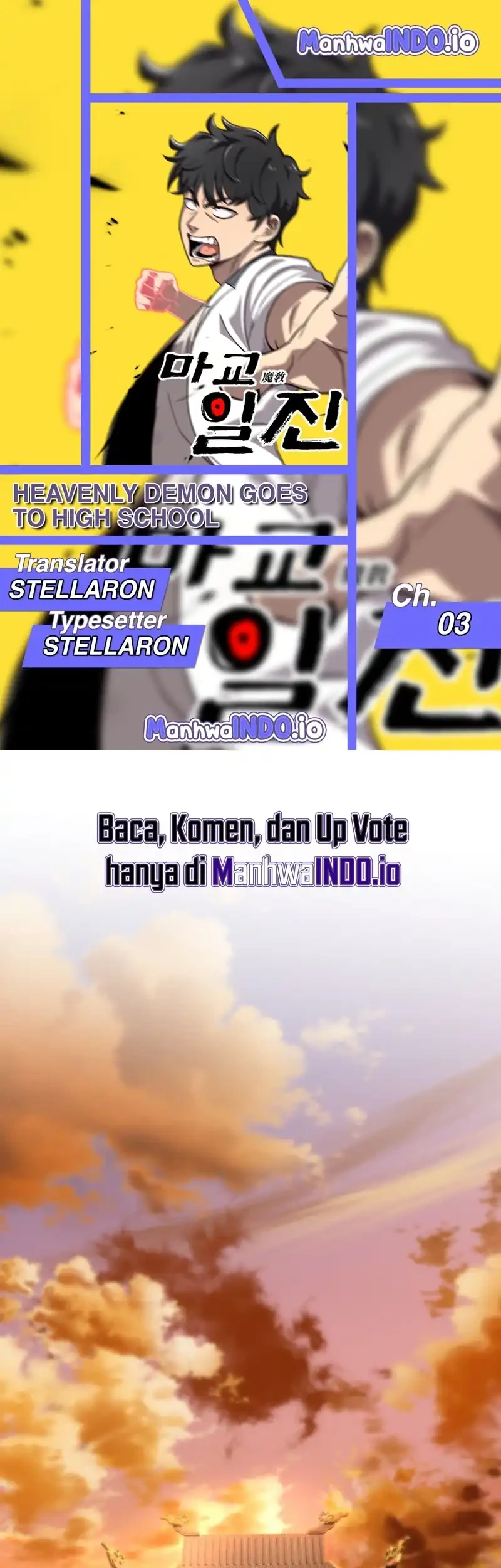 Komik Heavenly Demon Goes to High School Chapter 3 gambar 1