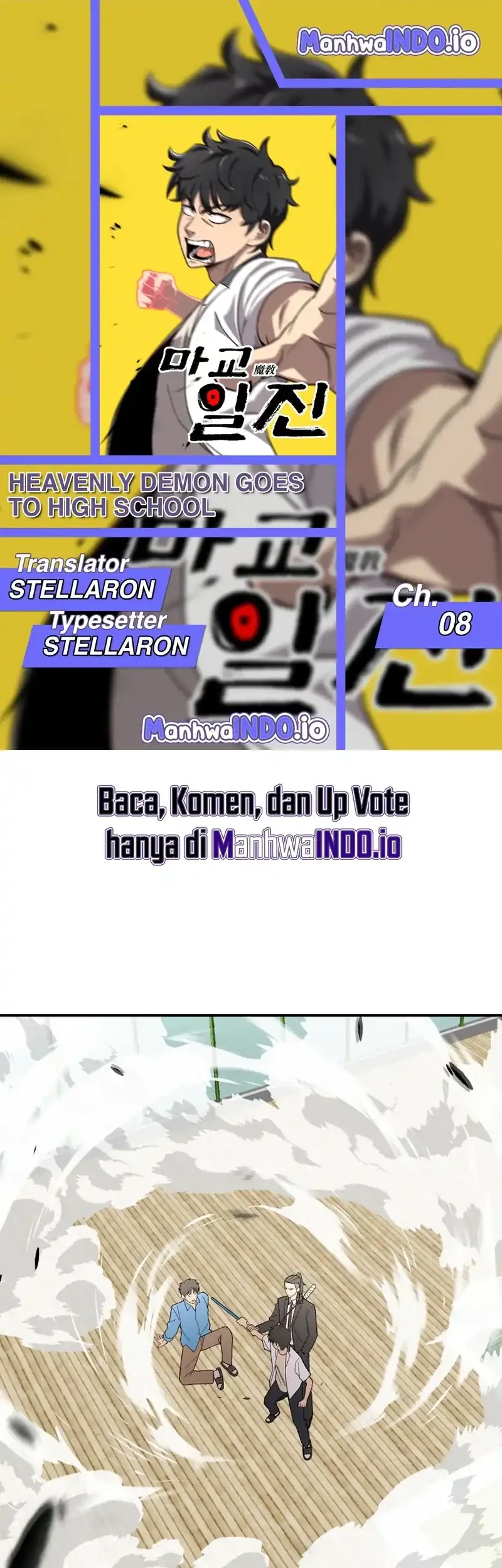 Komik Heavenly Demon Goes to High School Chapter 8 gambar 1